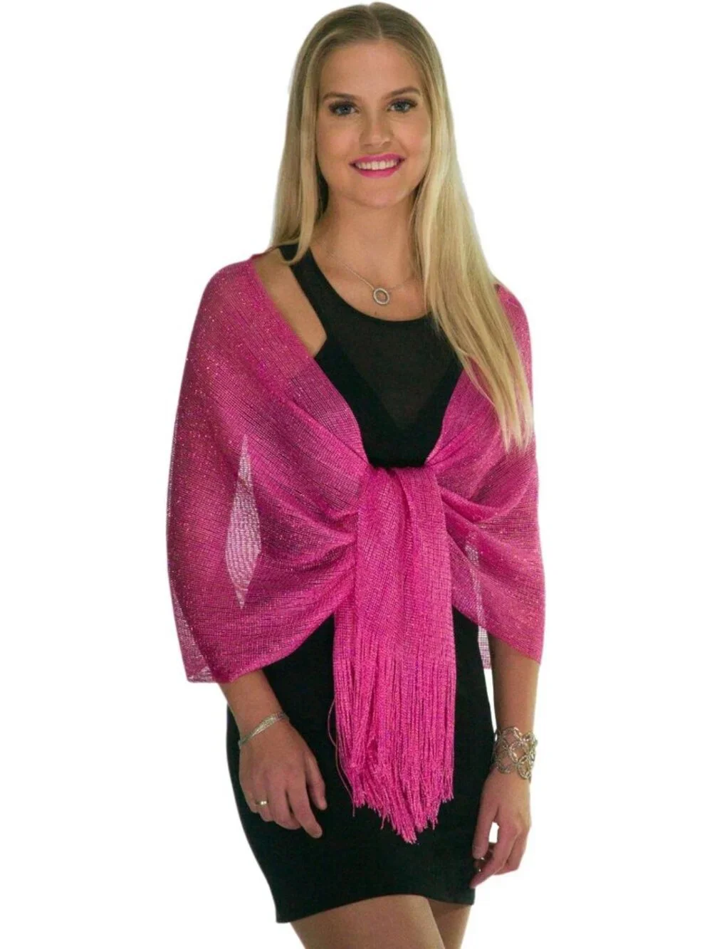 Sparkling Metallic Shawls & Wraps for Evening Dresses, Wedding Gifts & More